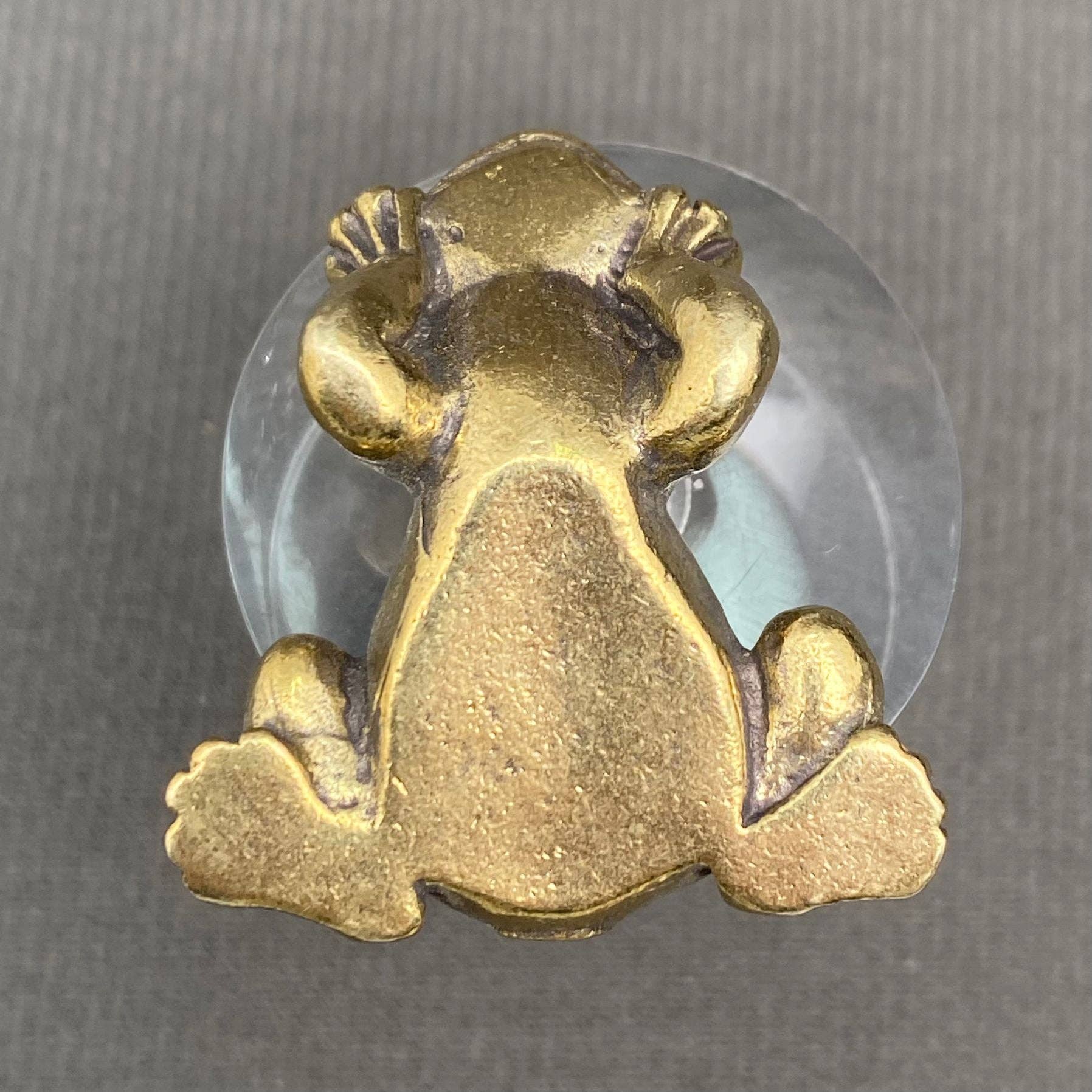 The Frog in Meditation Brass Crafts Desktop Ornaments