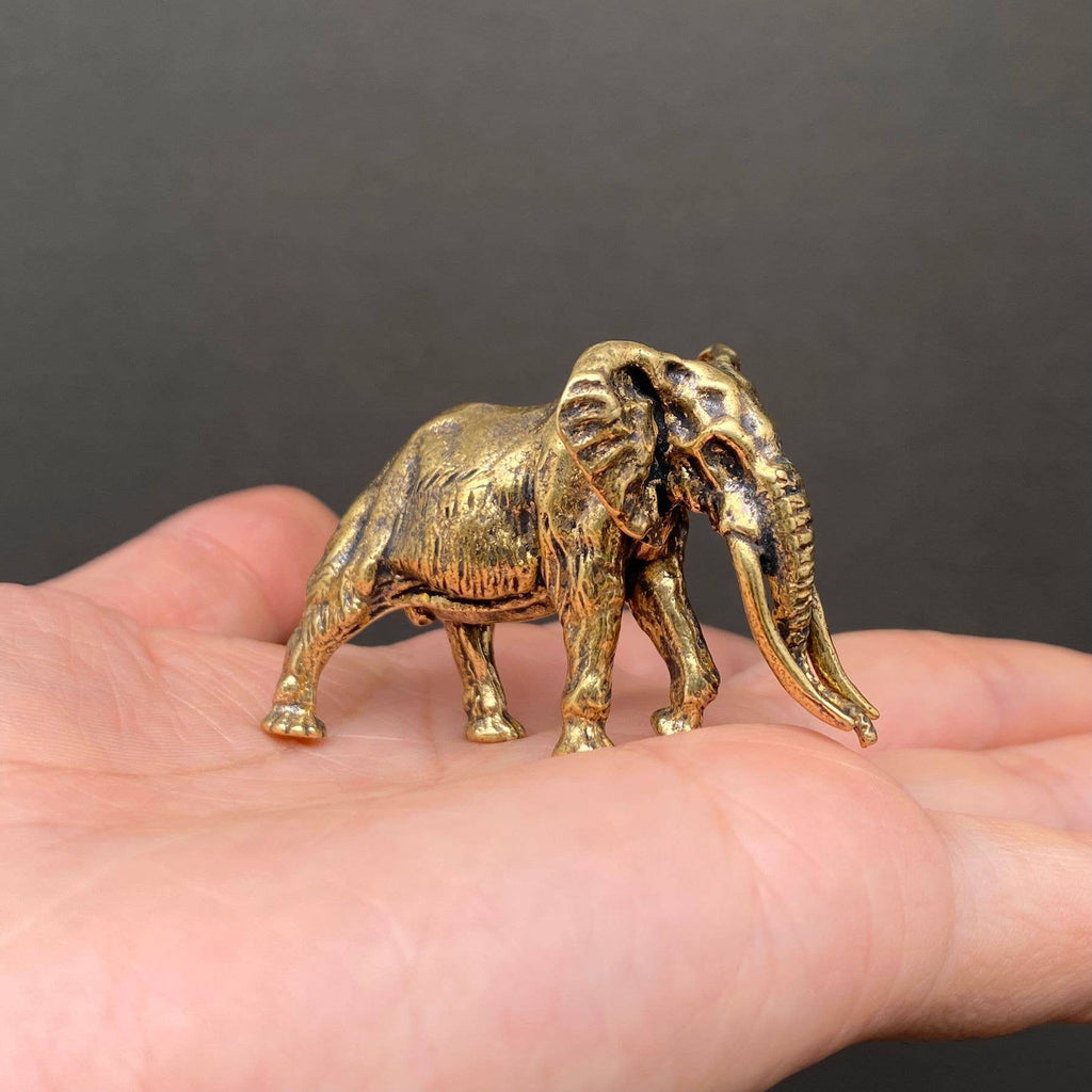 Brass Mammoth Elephant Crafts Decoration Desktop Ornaments