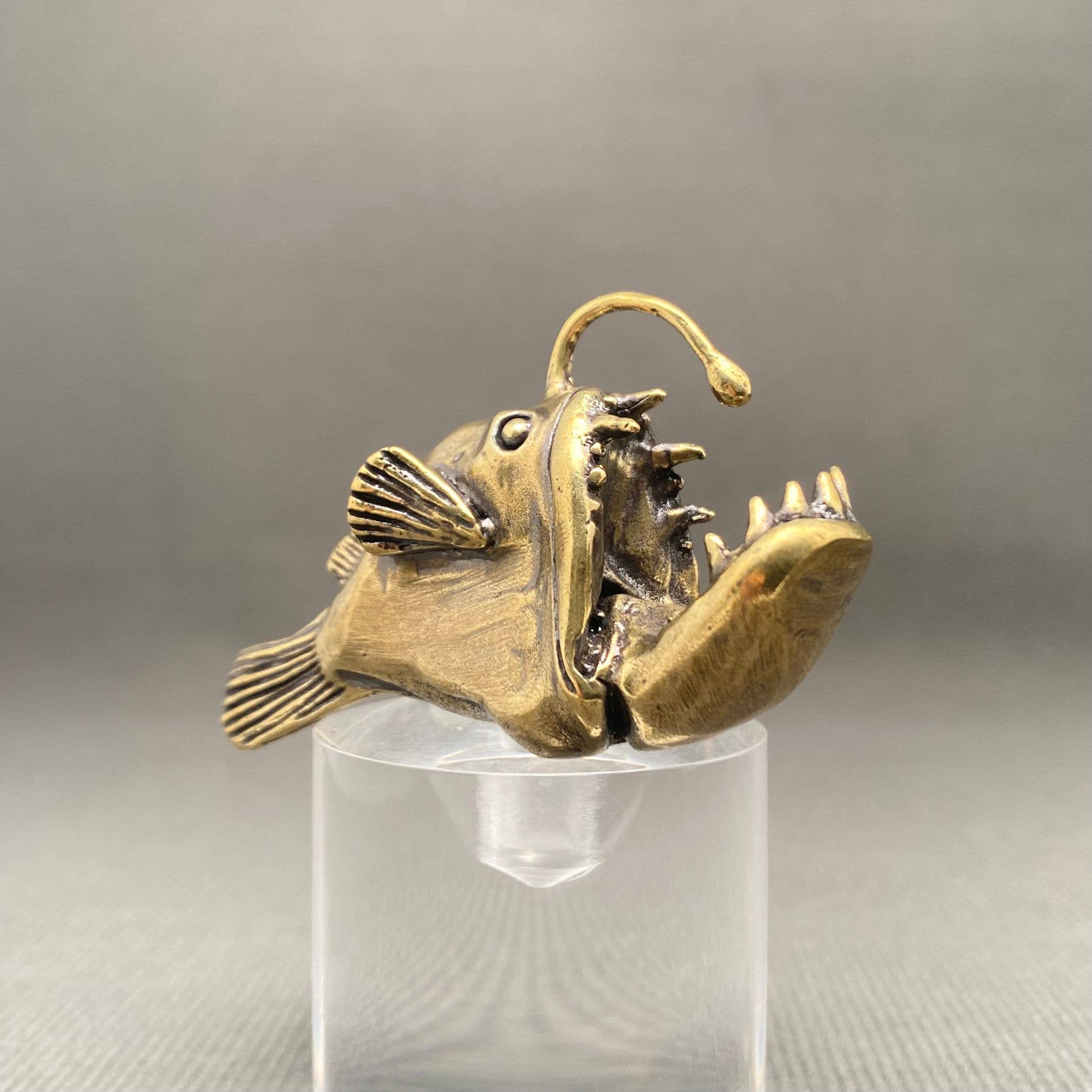 Brass Lantern Fish Crafts Desktop Ornaments Decoration