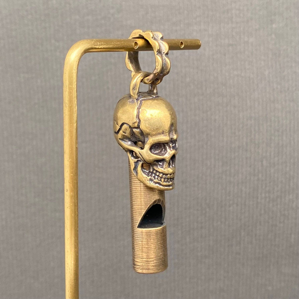 Brass Skull Whistle