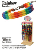 Rainbow Friendship Bracelets .