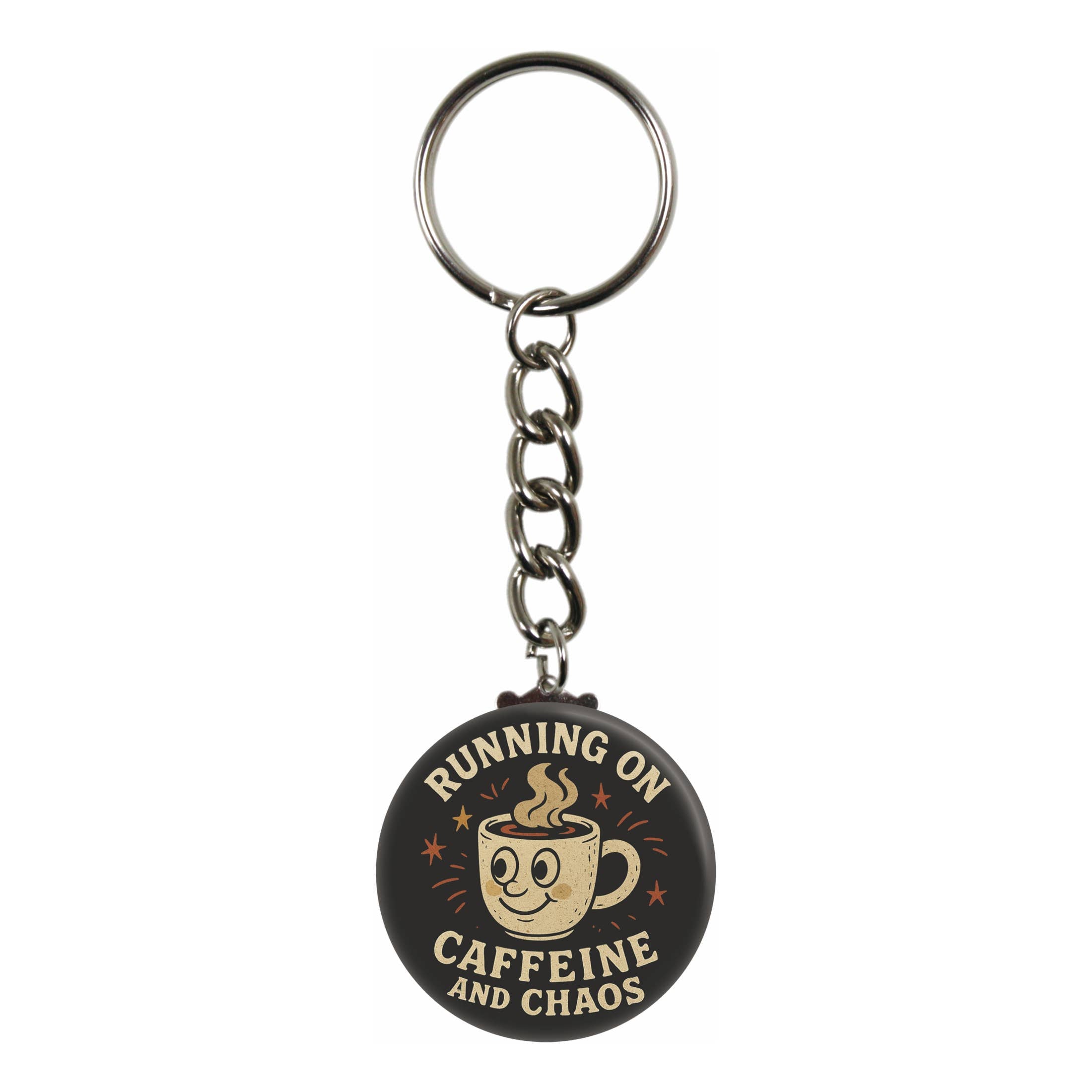 Keychain - Running On Caffeine And Chaos Coffee