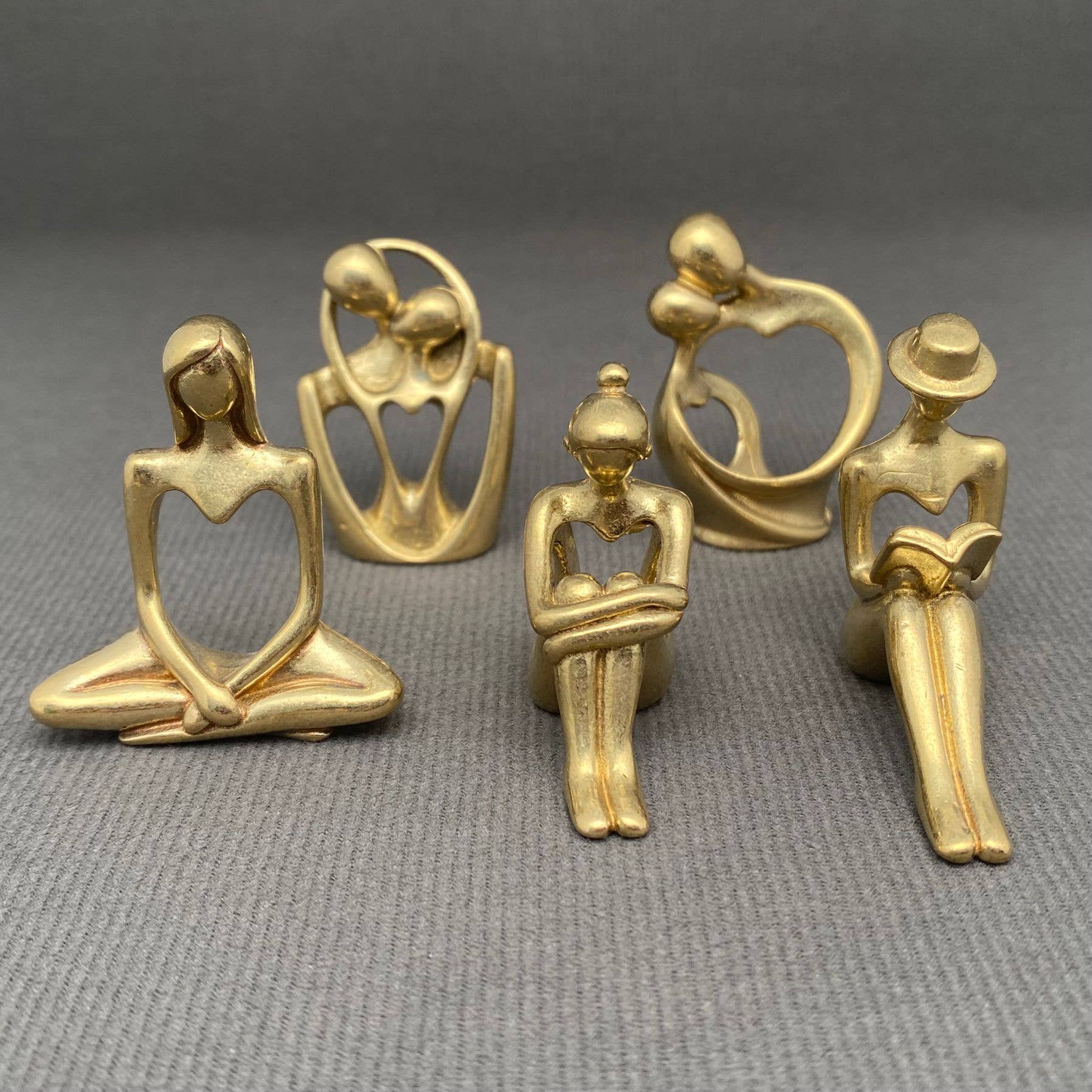 Multiple Styles Brass Statuette Crafts Desktop Ornaments