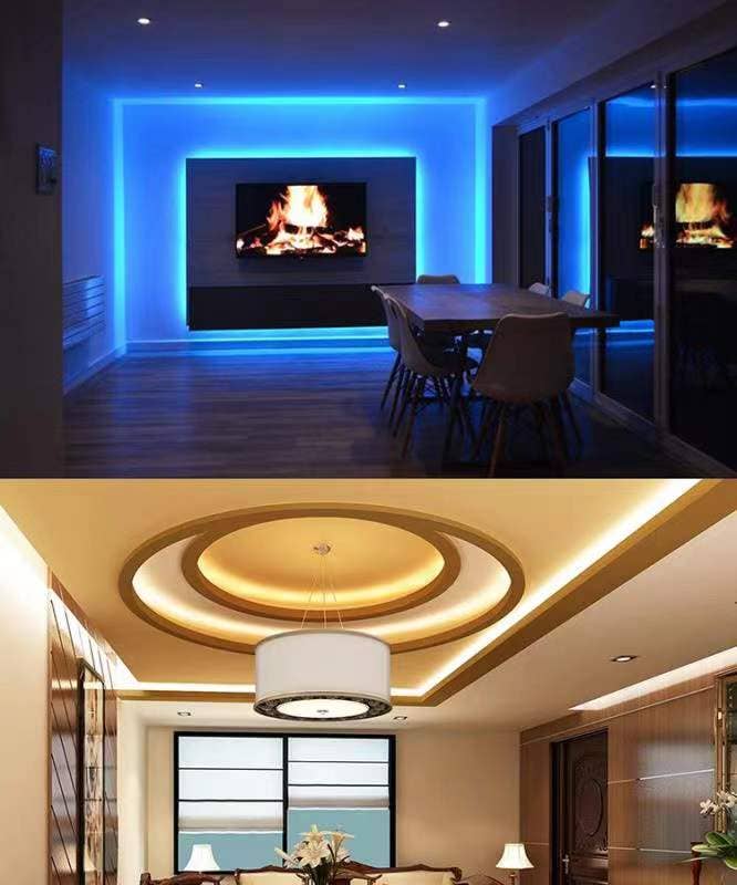 Sound Activated Multi-Color LED Light Strips- 15/20/30/50 ft