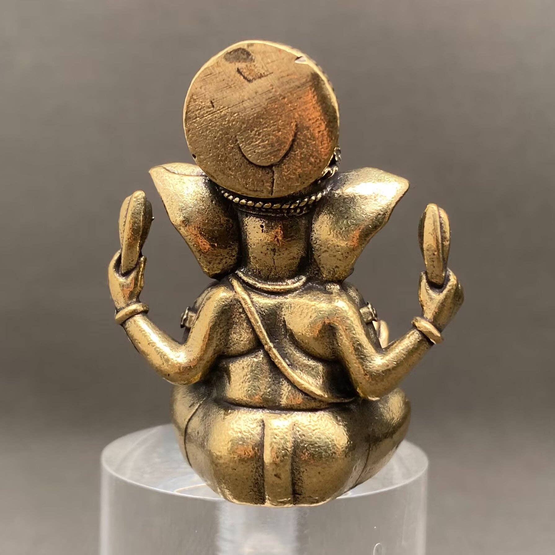 Indian Elephant Trunk God Crafts Brass Desktop Ornaments