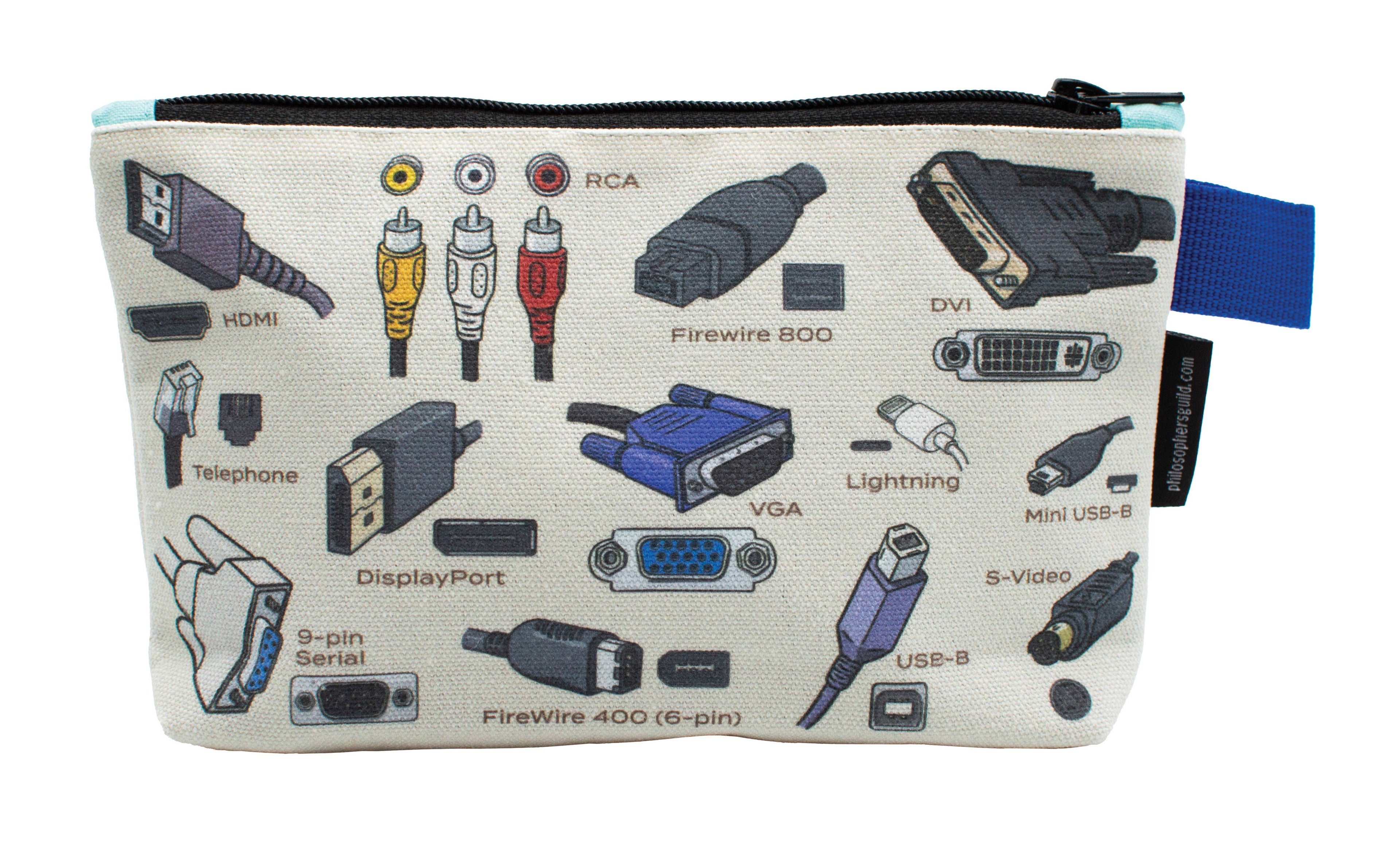 Cables & ports Zipper Bag