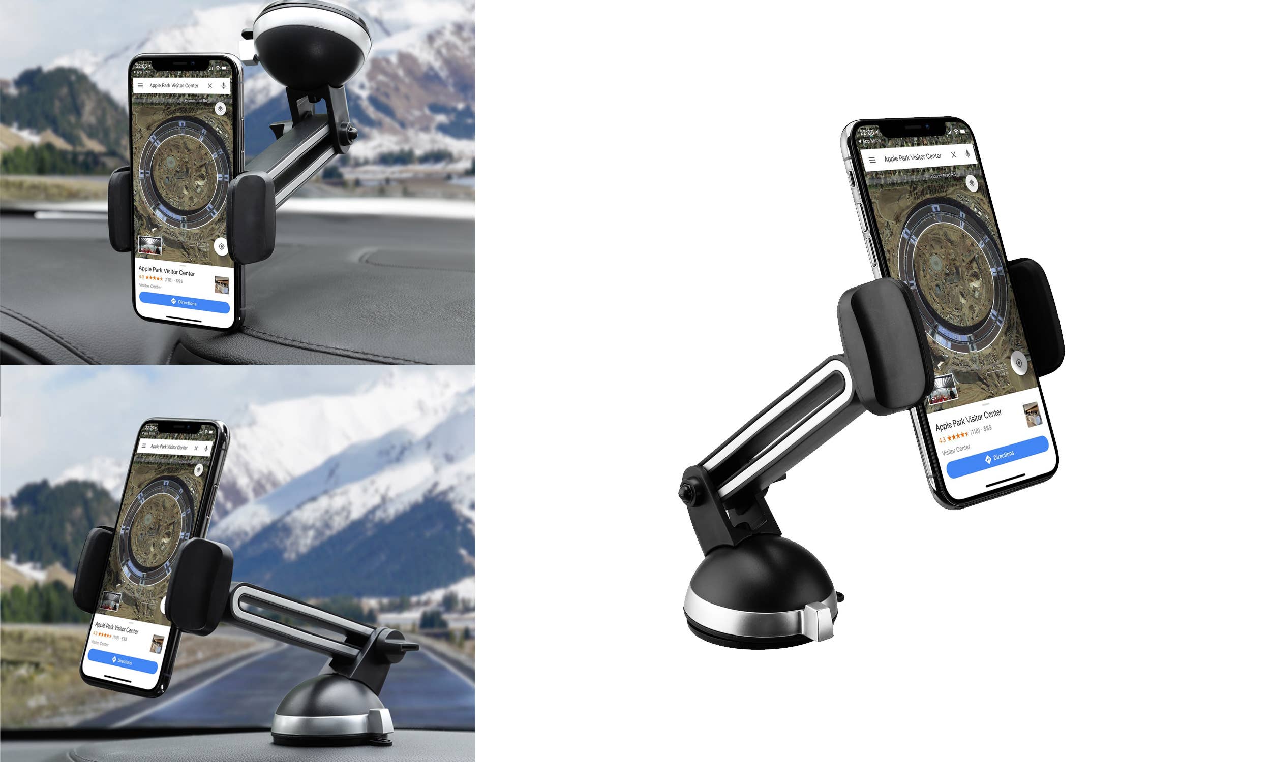 Windshield and Dashboard Car Mount Universal - Retail Pack