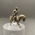 Gunslinger Riding A Horse Brass Crafts Desktop Ornaments