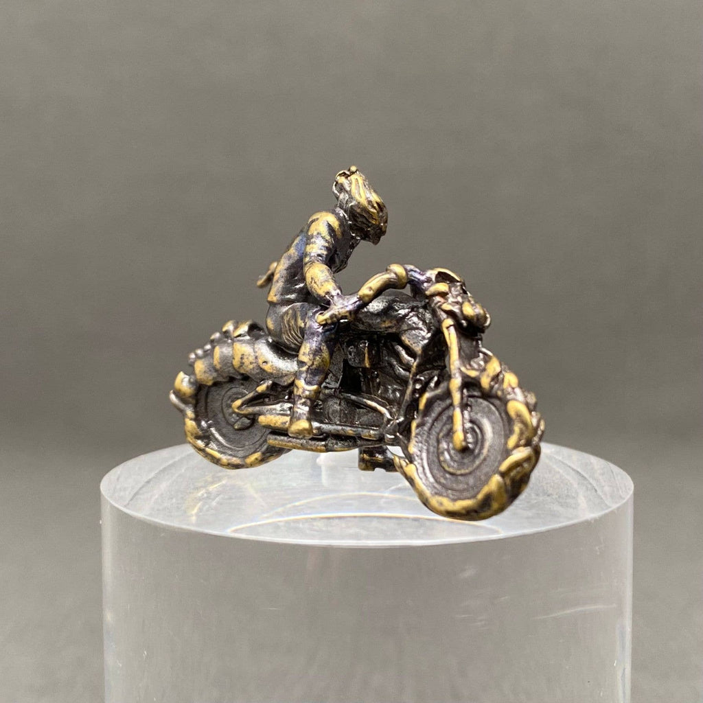 Brass Skeleton Rider Crafts Decoration Desktop Ornaments