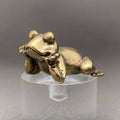 The Frog in Meditation Brass Crafts Desktop Ornaments