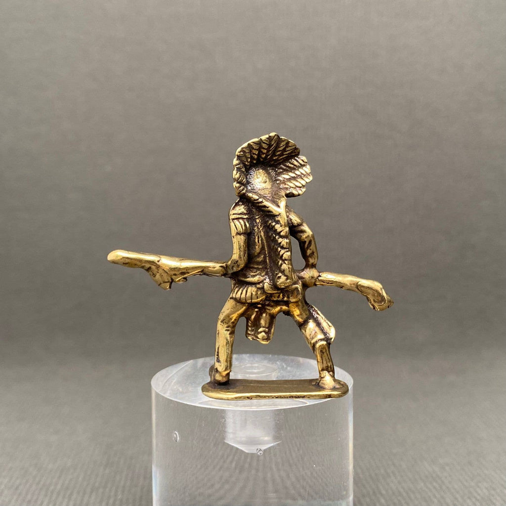 Brass Indian Warriors Crafts Decoration Desktop Ornaments