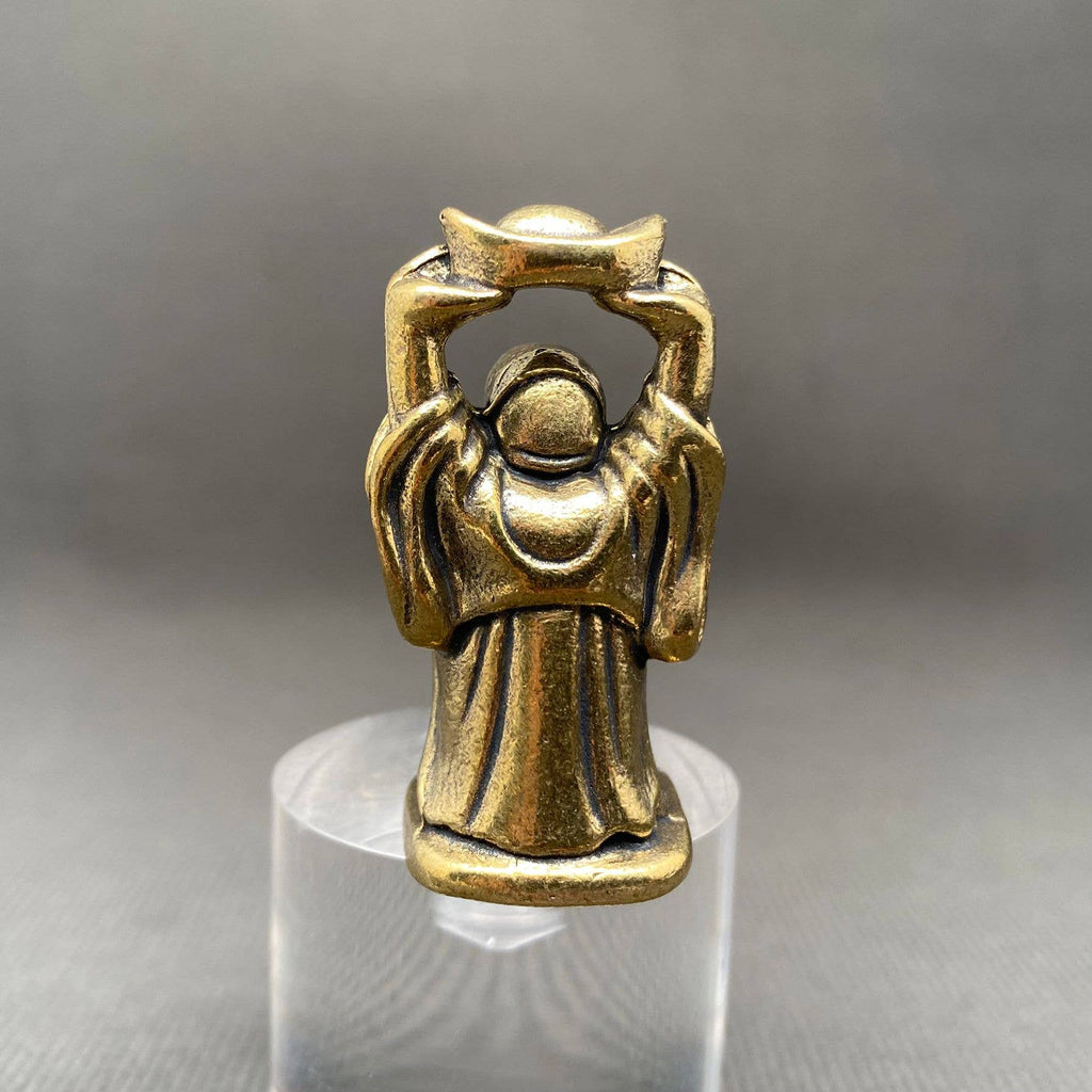 Brass Maitreya Buddha Crafts Desktop Ornaments Decoration