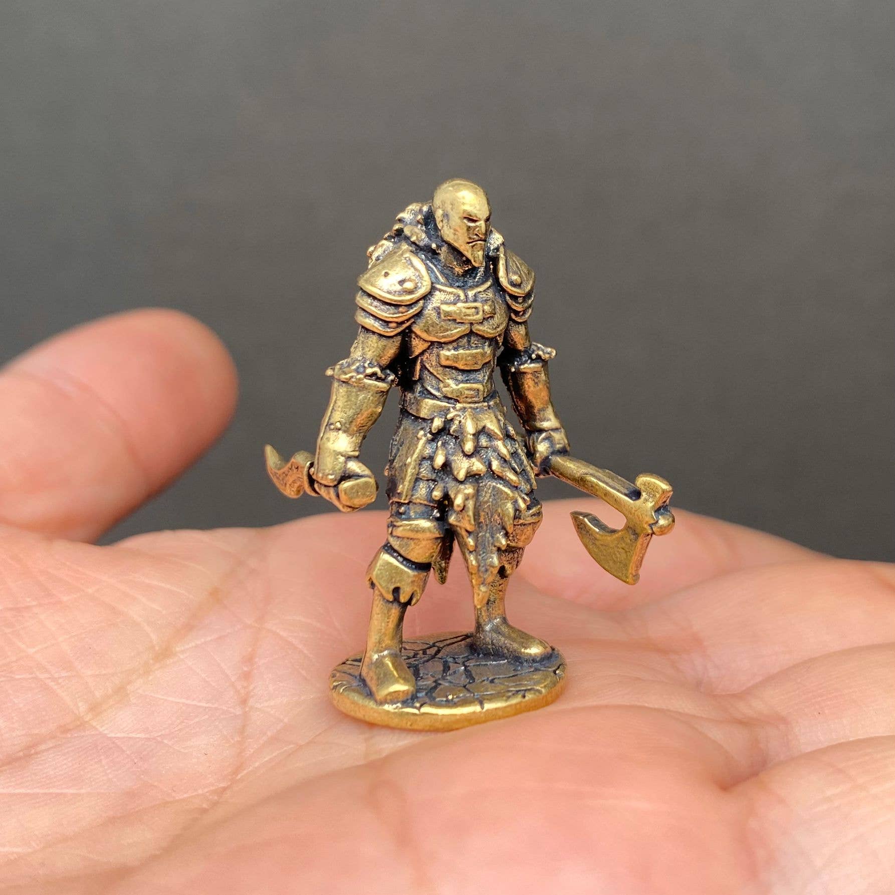 Brass Viking Warrior Crafts Decoration Desktop Ornaments