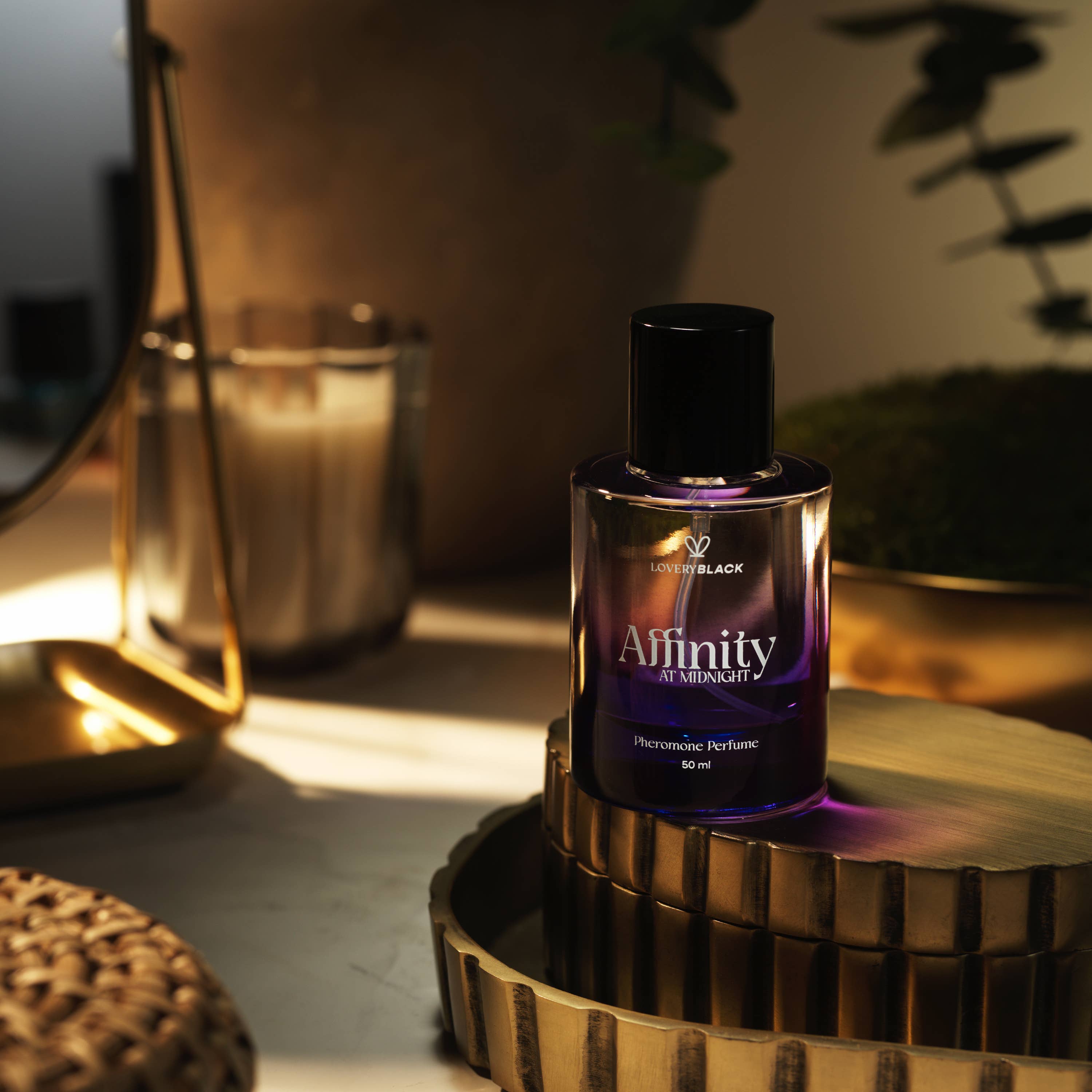 LoveryBlack Affinity At Midnight Pheromone Perfume – 50ml