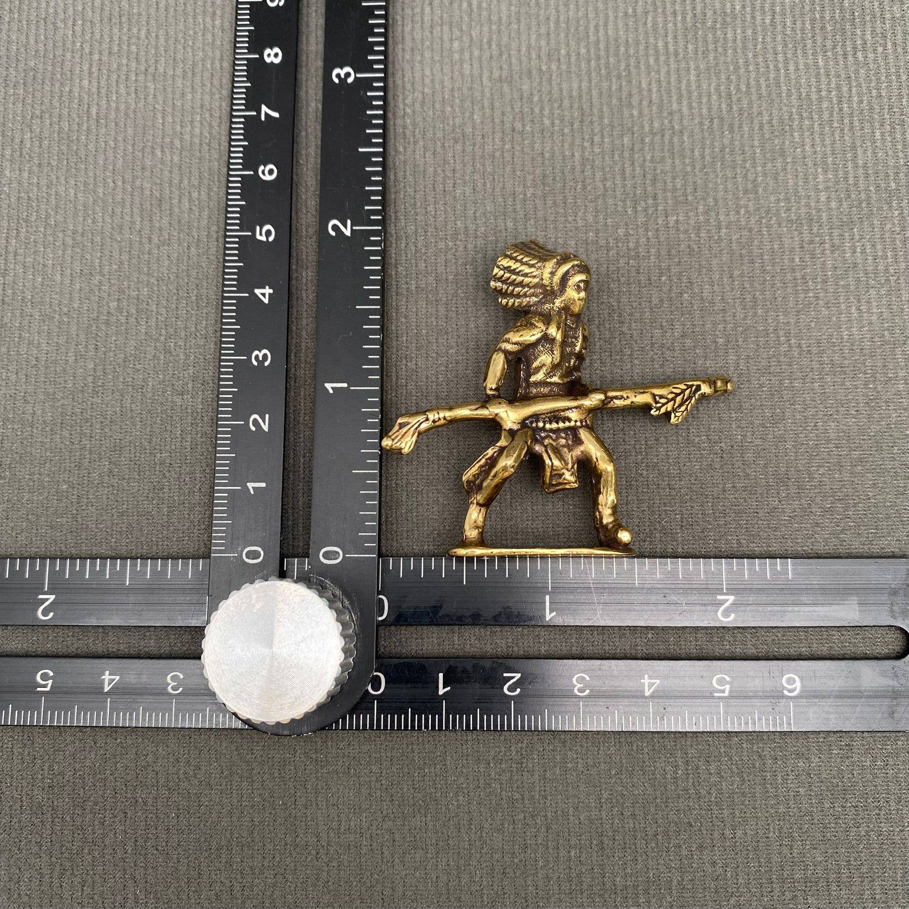 Brass Indian Warriors Crafts Decoration Desktop Ornaments