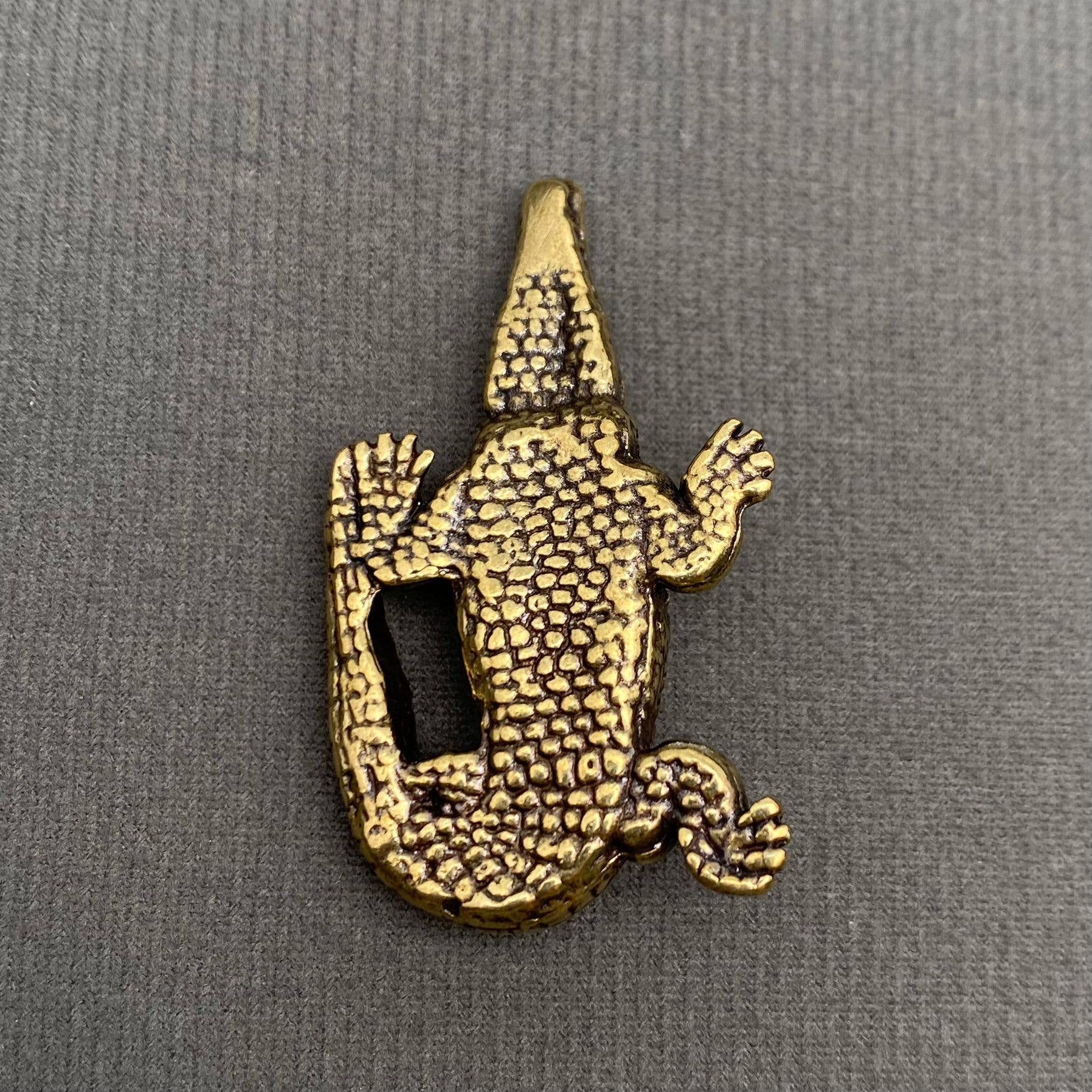 Brass Crocodile Crafts Desktop Ornaments Decoration