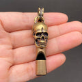 Brass Skull Whistle