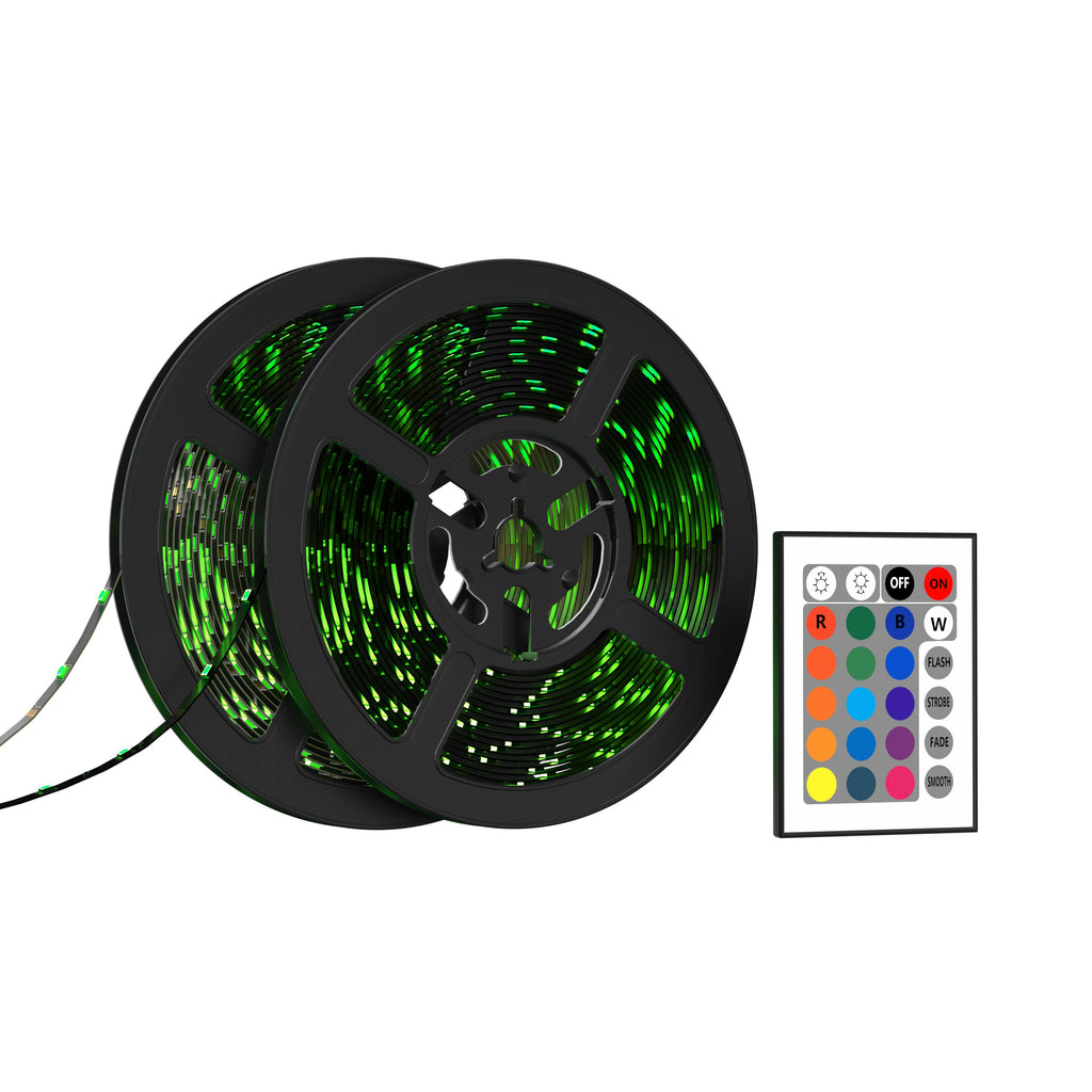 100 Feet Led Strips with Remote Control- Retail Packaging