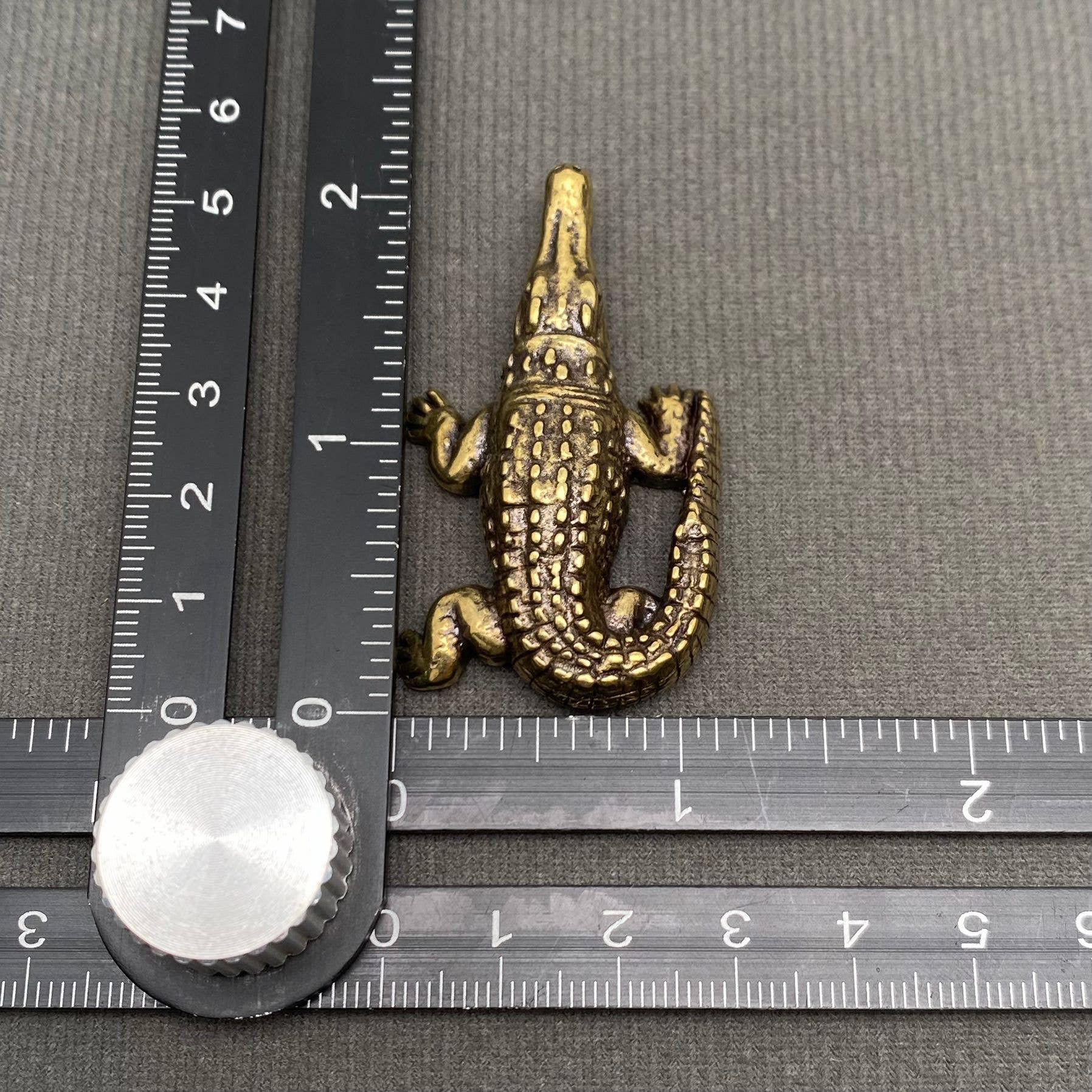 Brass Crocodile Crafts Desktop Ornaments Decoration