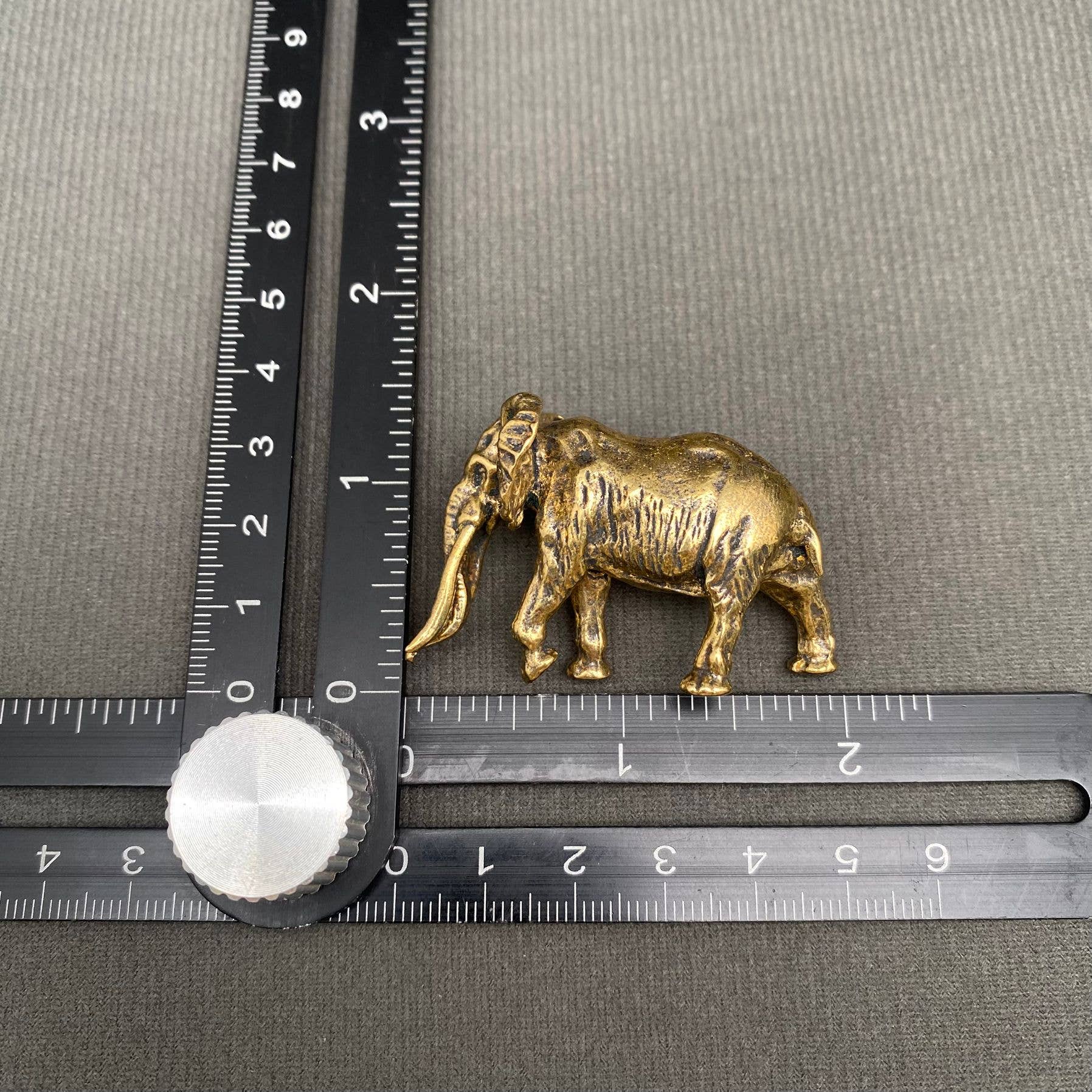 Brass Mammoth Elephant Crafts Decoration Desktop Ornaments