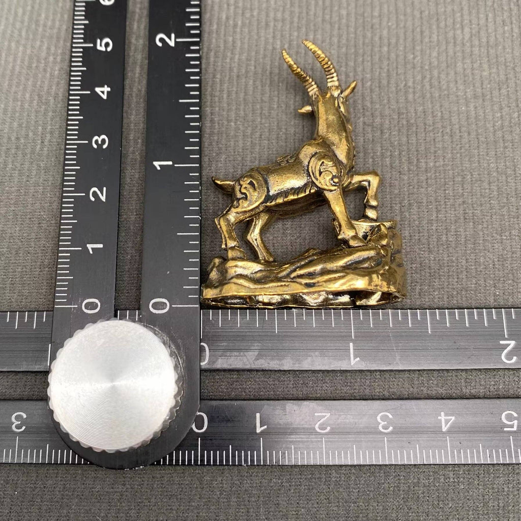 Brass Antelope Crafts Decoration Desktop Ornaments