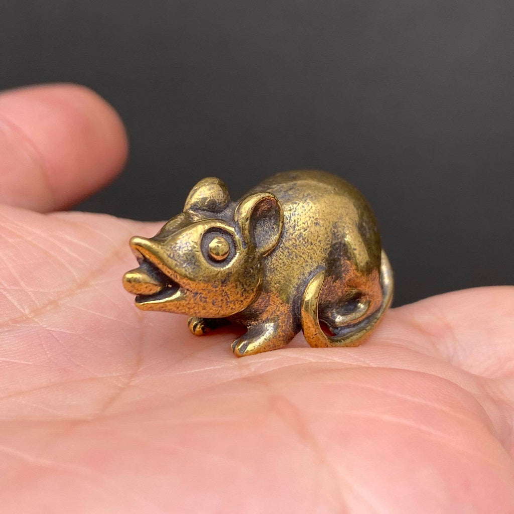 Brass Mouse Crafts Decoration Desktop Ornaments