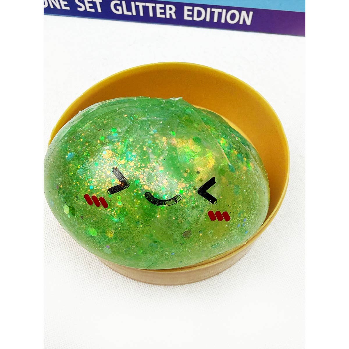 Glitter Light Up Mystery Dumpling Squishy with Steamer