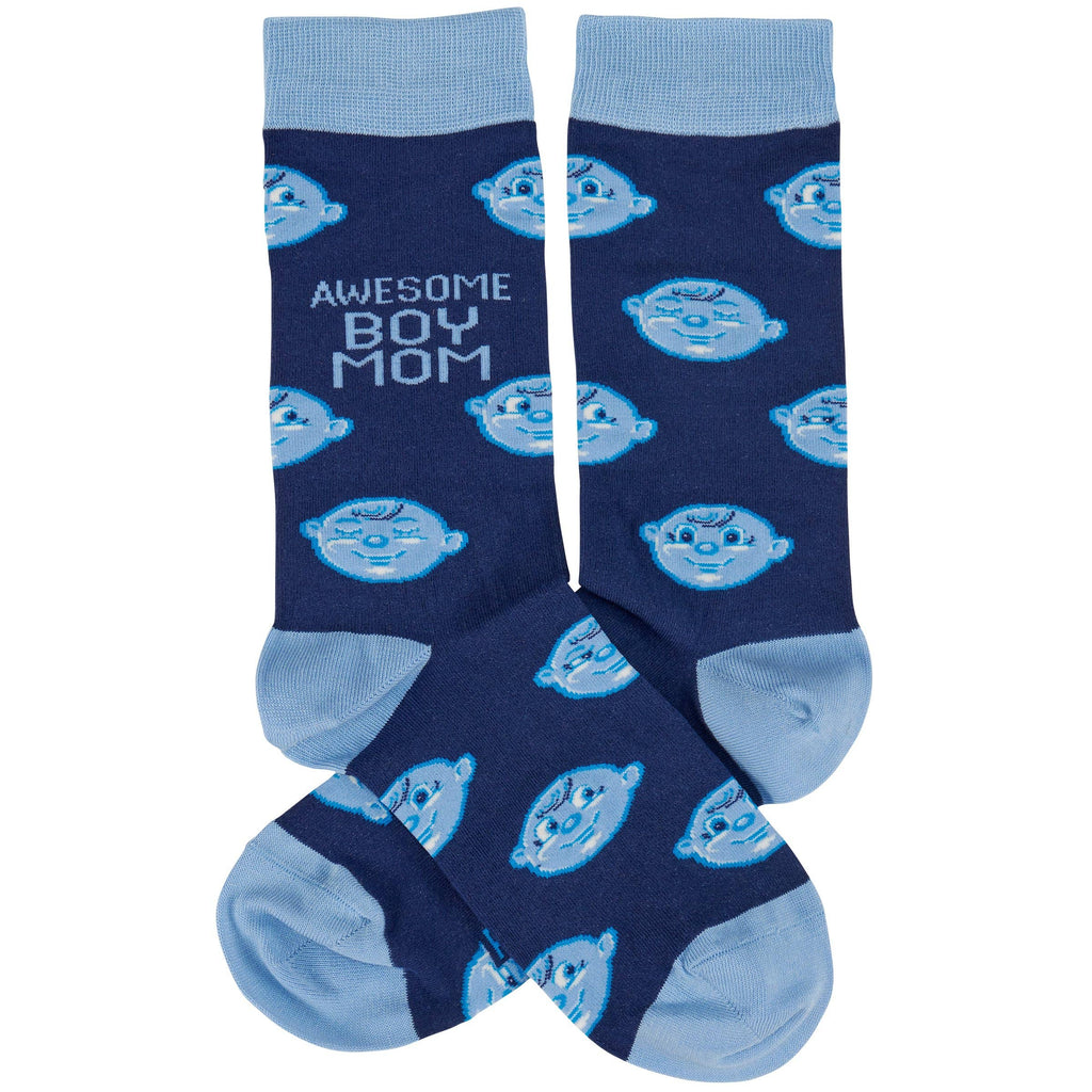 Awesome Boy Mom Socks