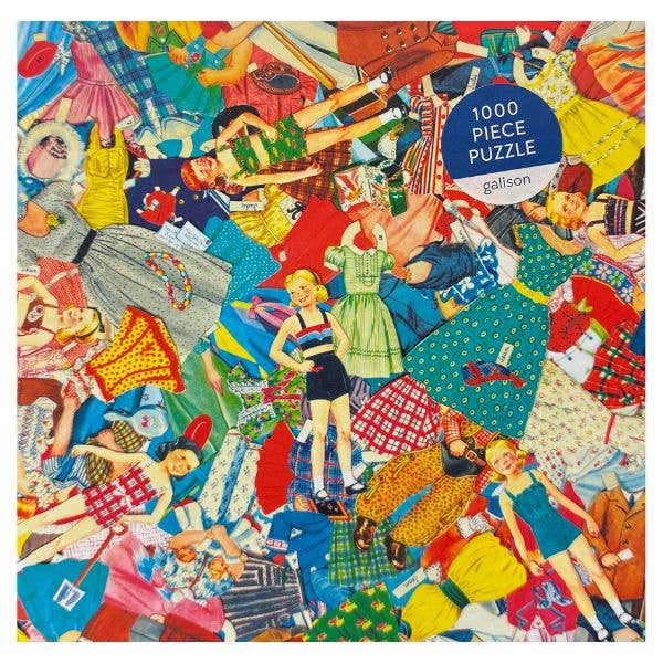 Galison Puzzles - 1000 Piece Vintage Paper Dolls