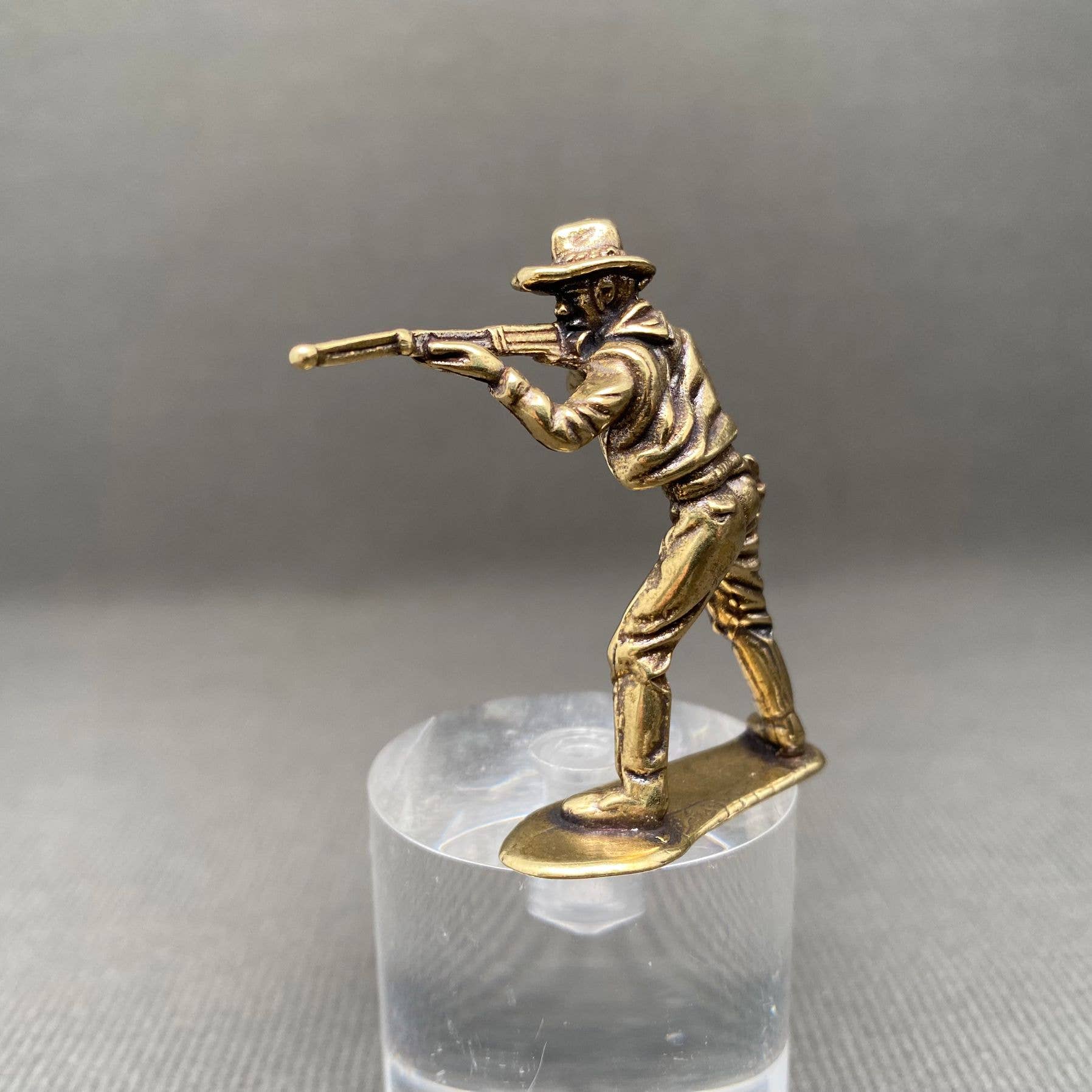 Brass Cowboy Crafts Decoration Desktop Ornaments